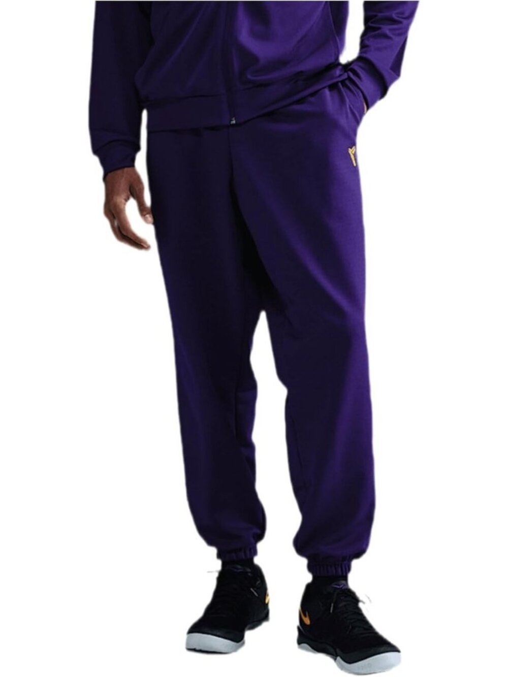 Nike Pants Kobe Bryant Basketball Therma-FIT HJ8113-547 Court Lakers Men's Small